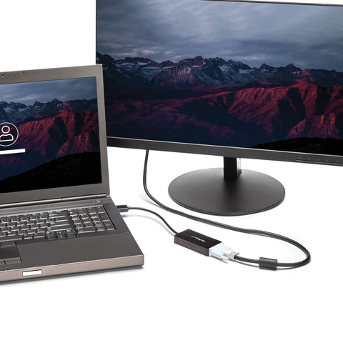 Adaptador De Video Displayport A Vga Dvi O Hdmi - Convertidor A, V 3 En 1 Para Viajes - 1080p - 1920x1200 - Modelo Dp2vgdvhd