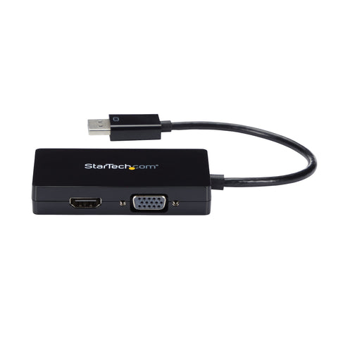 Adaptador De Video Displayport A Vga Dvi O Hdmi - Convertidor A, V 3 En 1 Para Viajes - 1080p - 1920x1200 - Modelo Dp2vgdvhd