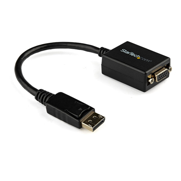 Adaptador De Video Displayport Dp A Vga - Convertidor Externo - Cable Activo - Hembra Vga - Macho Dp- Hasta 1920x1200 - Modelo Dp2vga2