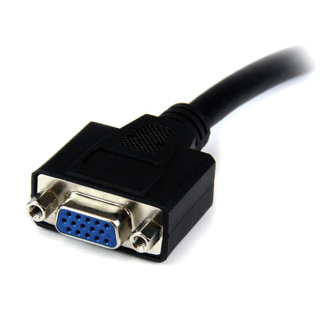 Adaptador De Video Dvi-I A Vga - Dvi-I Macho - Hd15 Hembra - Cable De 20cm Negro -  Modelo Dvivgamf8in