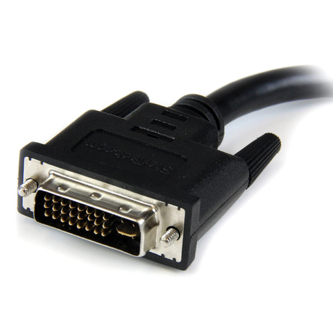 Adaptador De Video Dvi-I A Vga - Dvi-I Macho - Hd15 Hembra - Cable De 20cm Negro -  Modelo Dvivgamf8in
