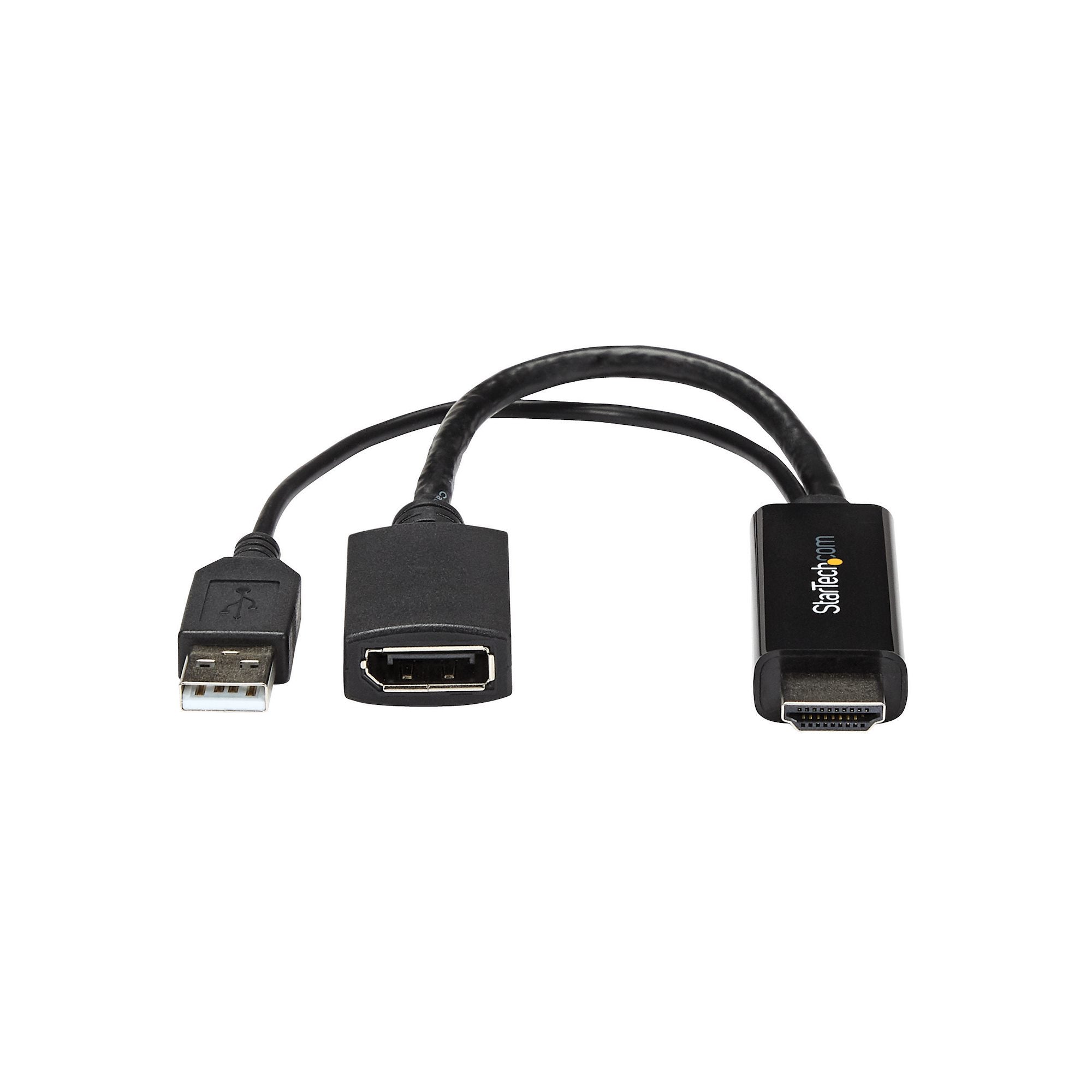 Adaptador De Video Hdmi A Displayport - Convertidor 4k Alimentado Por Usb- Modelo Hd2dp
