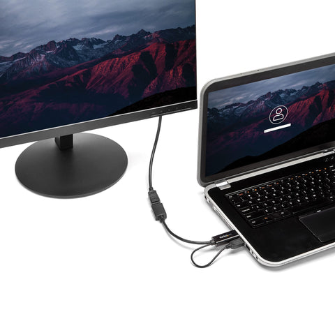 Adaptador De Video Hdmi A Displayport - Convertidor 4k Alimentado Por Usb- Modelo Hd2dp