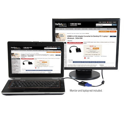 Adaptador De Video Hdmi® A Vga Hd15 - 1920x1200 - 1080p - Startech.Com Modelo, Hd2vgae2