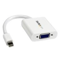 Adaptador De Video Mini Displayport A Vga - Cable Convertidor Activo - Hembra Vga Hd15 - Macho Mini Dp - 1920x1200 - Blanco - Startech.Com Modelo, Mdp2vgaw