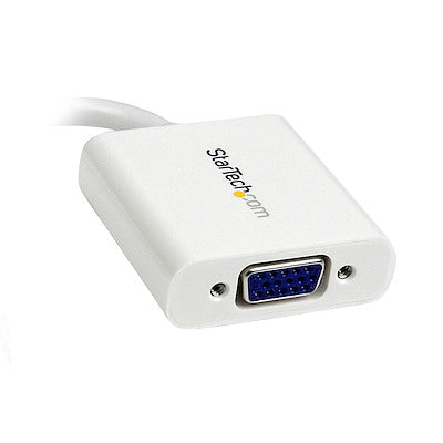 Adaptador De Video Mini Displayport A Vga - Cable Convertidor Activo - Hembra Vga Hd15 - Macho Mini Dp - 1920x1200 - Blanco - Startech.Com Modelo, Mdp2vgaw