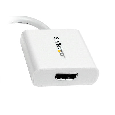 Adaptador De Video Mini Displayport® A Hdmi® - Cable Convertidor - Hembra Hdmi - Macho Mini Dp - 1920x1200 - Pasivo - Blanco - Startech.Com Modelo, Mdp2hdw