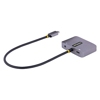 Adaptador De Video Usb C, Adaptador Multipuertos Usb C A Hdmi Vga Con Salida De Audio De 3.5mm, Hdr 4k A 60hz, Pd 3.0 De 100w, Compatible Con Thunderbolt 3, 4 - Startech.Com Modelo, 122-Usbc-Hdmi-4k-Vga