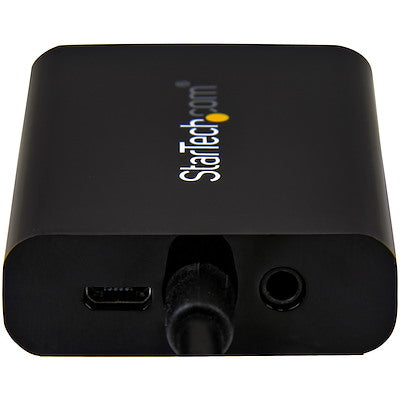 Adaptador De Video Y Audio Hdmi® A Vga - Hd15 Hembra - Hdmi Macho - Mini Jack Hembra - 1920x1200 - Convertidor Externo - Startech.Com Modelo, Hd2vgaa2