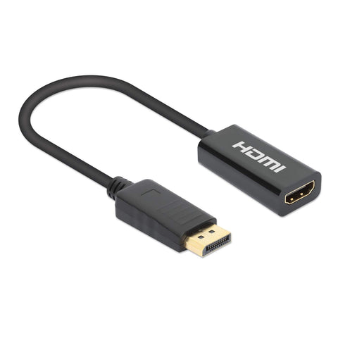 Adaptador Displayport A Hdmi H 4K@60Hz Manhattan 153713