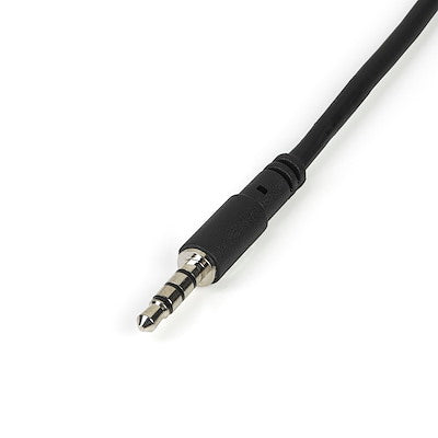 Adaptador Divisor De Audio Mini-Jack 3.5mm 4 Pines A Conectores Separados De Audifonos Y De Microfono - M A 2xh - Startech.Com Modelo, Muyhsmff