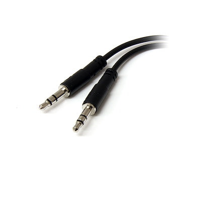 Adaptador Divisor De Audio Para Audifonos 2x Mini-Jack De 3.5mm De 3 Pines A Mini-Jack De 4 Pines- Auriculares - Negro - Startech.Com Modelo, Muyhsfmm