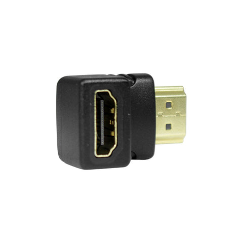 Adaptador Ghia Codo Hdmi Macho A Hdmi Hembra, Angulo De 90 Grados