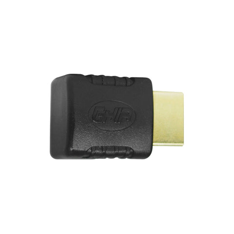 Adaptador Ghia Codo Hdmi Macho A Hdmi Hembra, Angulo De 90 Grados