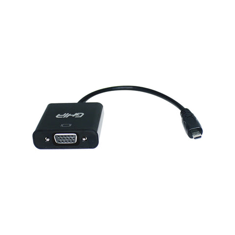 Adaptador Ghia Conversor De Video Micro Hdmi Macho A Vga Hembra