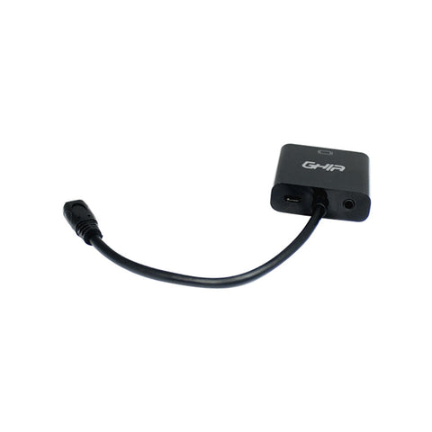 Adaptador Ghia Conversor De Video Micro Hdmi Macho A Vga Hembra