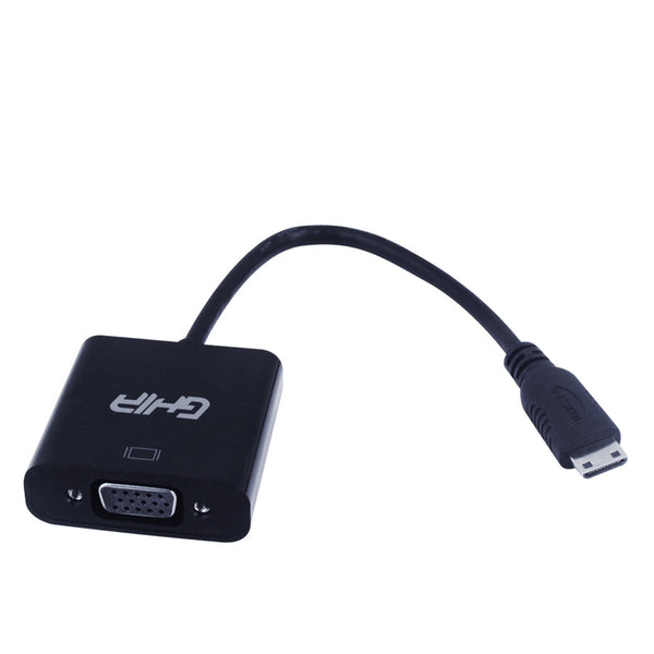 Adaptador Ghia Conversor De Video Mini Hdmi Macho A Vga Hembra