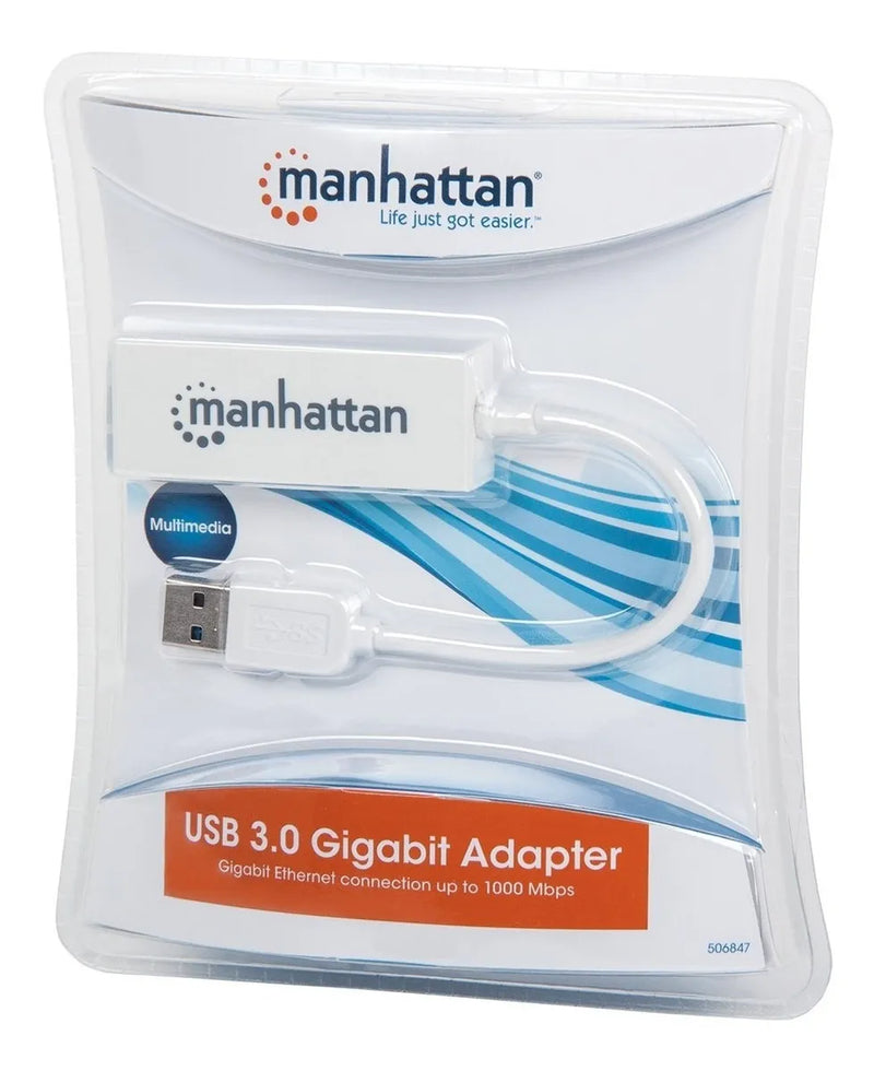 Adaptador Gigabit Ethernet Usb 3.0 Manhattan 506847