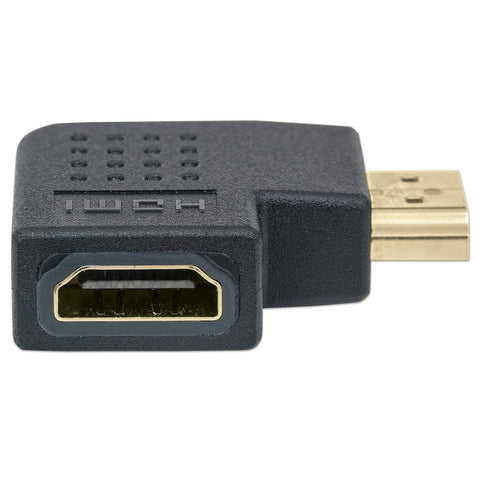 Adaptador Hdmi Hembra A Macho Manhattan Angulo Izquierdo de 90 Grados 353489