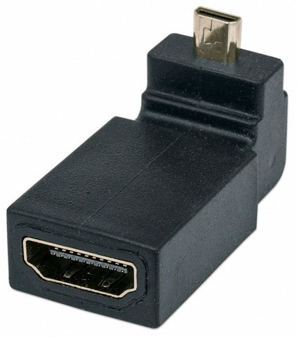 Adaptador Hdmi Hembra A Micro Hdmi Macho Angulo Arriba De 90 Grados 353441