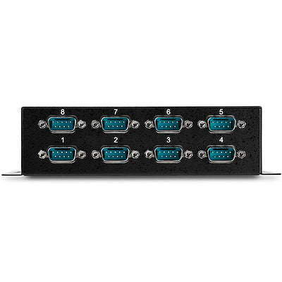 Adaptador Hub Concentrador Usb 8 Puertos Serial Rs232 Industrial Montaje En Pared Riel Din - Startech.Com Modelo, Icusb2328i