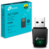 Adaptador Inal Tp-Link, Usb3.0, Mini, Ac1300 Dual Band, Archer T3u