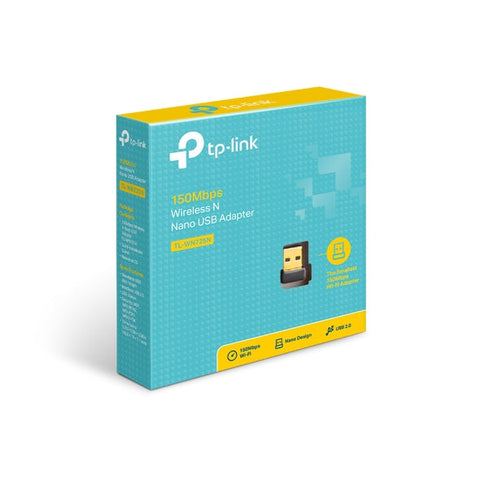 Adaptador Inalambrico Tp-Link, Usb2.0, Nano, N150, Tl-Wn725n