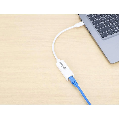 Adaptador Manhattan Usb Tipo C 3.2 A Rj45 Red Gigabit Ethernet 507585