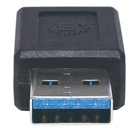 Adaptador Manhattan Usb Tipo C V3.1 Am-Ch Negro 354714