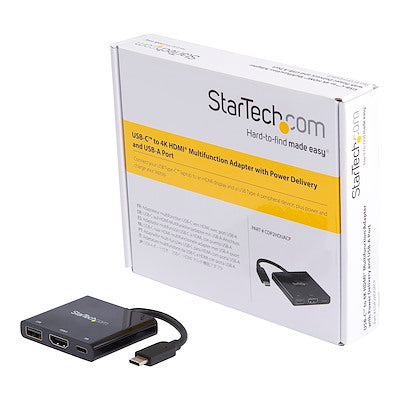 Adaptador Multifuncion Usb-C A 4k Con Entrega De Potencia Y Puerto Usb-A - Replicador De Puertos De Viajes Usb-C Para Laptop - Startech.Com Modelo, Cdp2hduacp