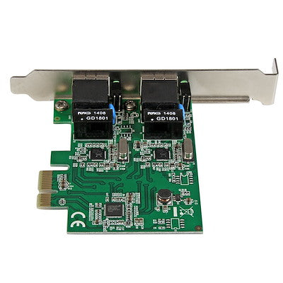 Adaptador Tarjeta De Red Nic Pci Express Pci-E De 2 Puertos Gigabit Ethernet - 2x Rj45 Hembra - Startech.Com Modelo St1000spexd4