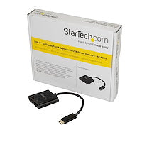 Adaptador Usb C A Displayport Con Entrega De Alimentación - 4k 60hz Hbr2 - Conversor Usb Tipo C A Dp 1.2 Con Carga - Pd De Paso De 60w - Compatible Con Thunderbolt 3 - Startech.Com Modelo Cdp2dpucp