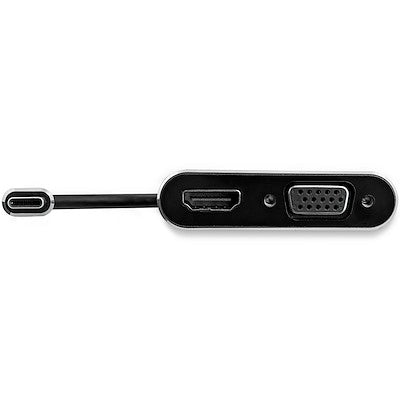 Adaptador Usb-C A Vga Y Hdmi - 2en1 - 4k 30hz - Gris Espacial - Adaptador De Video Externo Usb Tipo C - Startech.Com Modelo Cdp2hdvga