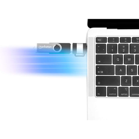 Adaptador Usb-C V3.2 Gen1, Cm-Ah, 5Gbps 3A Manhattan 356312