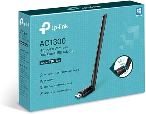 Adaptador Usb Inal Dual Ac1300 Alta Ganancia, Archer T3u Plus