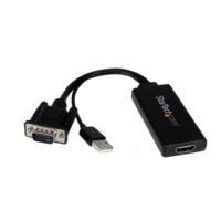 Adaptador Vga A Hdmi Con Audio Y Alimentación Usb – Convertidor Vga A Hdmi Portátil – 1080 P - Startech.Com Modelo Vga2hdu