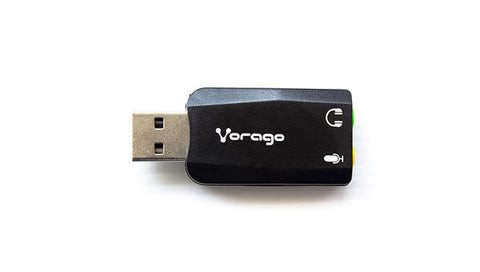 Adaptador Vorago Adp-201 Usb- Audio 3.5mm 5.1 Micrófono