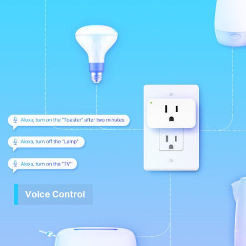 Adaptadores Mini Smart Tp-Link Wi-Fi Plug, Tapo P105 (1 Pack)