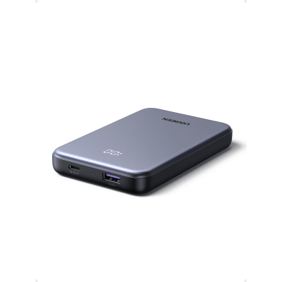 Banco de Energía Portátil 10000mAh | 20W Máximo | Puerto USB-C PD3.0 PPS | Puerto USB-A 22.5W | Batería Polímero de Litio | Pantalla Digital | Carga Rápida 3 Horas | Protocolos Múltiples | Protección