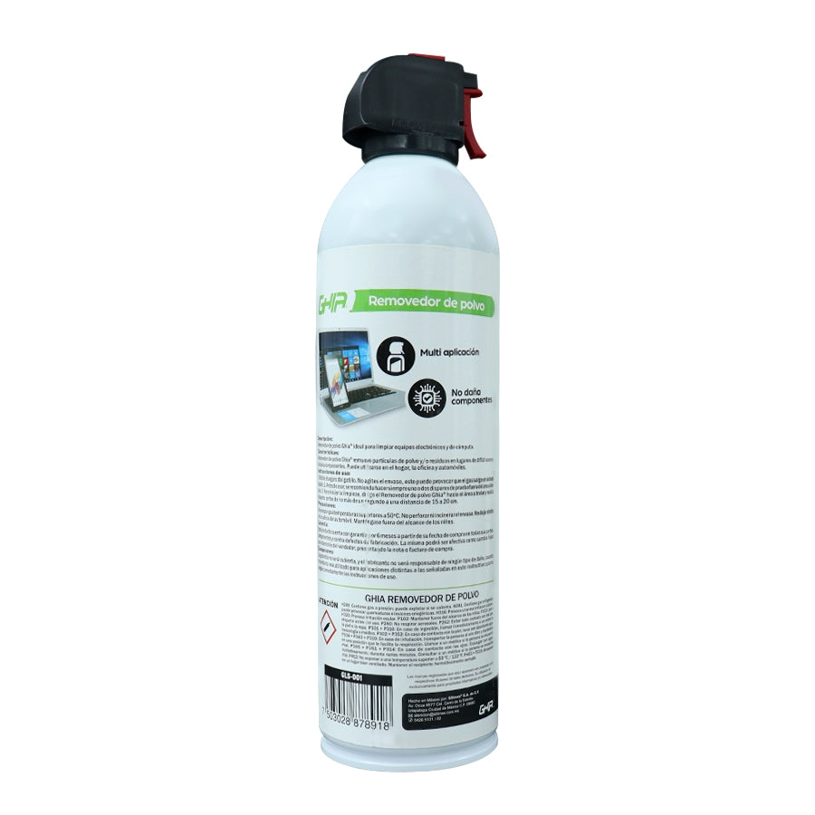 Aire Comprimido Ghia Removedor De Polvo De 660 Ml