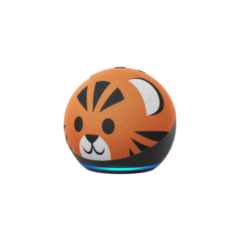 Amazon Echo Dot 4ta Gen Para Niños, (Tigre)
