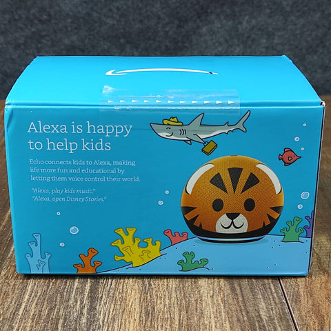 Amazon Echo Dot 4ta Gen Para Niños, (Tigre)
