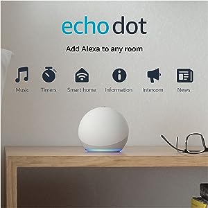 Amazon Echo Dot 4Th Gen Glacier White B084J4Knds