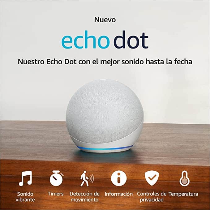 Amazon Echo Dot 5 Gen White B09b94rl1r