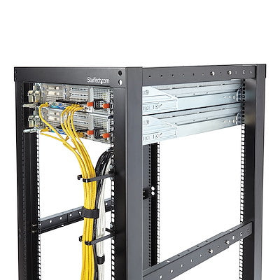Anilla Pasacables En D Vertical 1u Para Gestion De Cableado En Gabinetes Racks - Guiacables 4.5x10cm - Startech.Com Modelo Cmhook1un