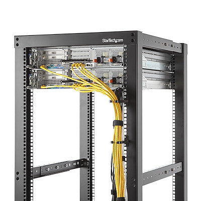 Anilla Pasacables En D Vertical 1u Para Gestion De Cableado En Gabinetes Racks - Guiacables 4.5x10cm - Startech.Com Modelo Cmhook1un