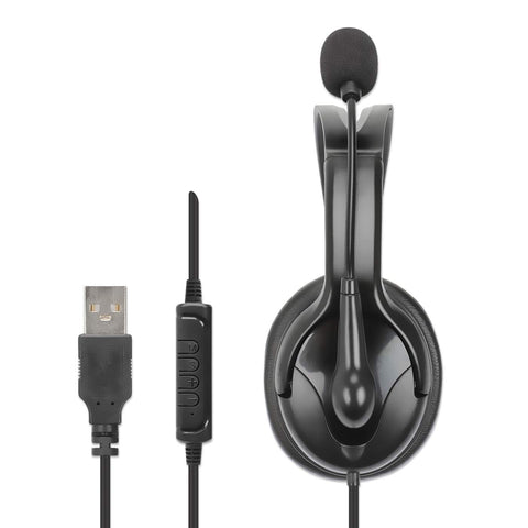 Audifono Con Microfono Usb, Con Micro Manhattan 180849