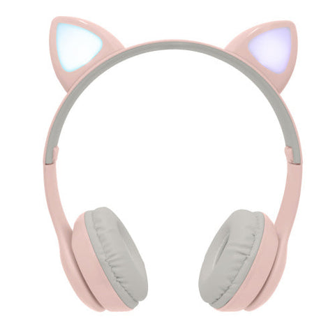 Audífono Diadema Bluethooth Para Niños Catto Rosa