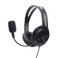 Audifono Diadema Con Microfono Flexible Usb Perfect Choice Negro