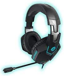 Audifono Diadema Gamer Con Microfono Plegable (Usb Luz) Conector 3.5 Mm Trrs Vortred By Perfect Choice Negro